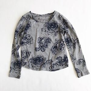 Joe Fresh floral print long sleeve top  EUC SP(6Y)